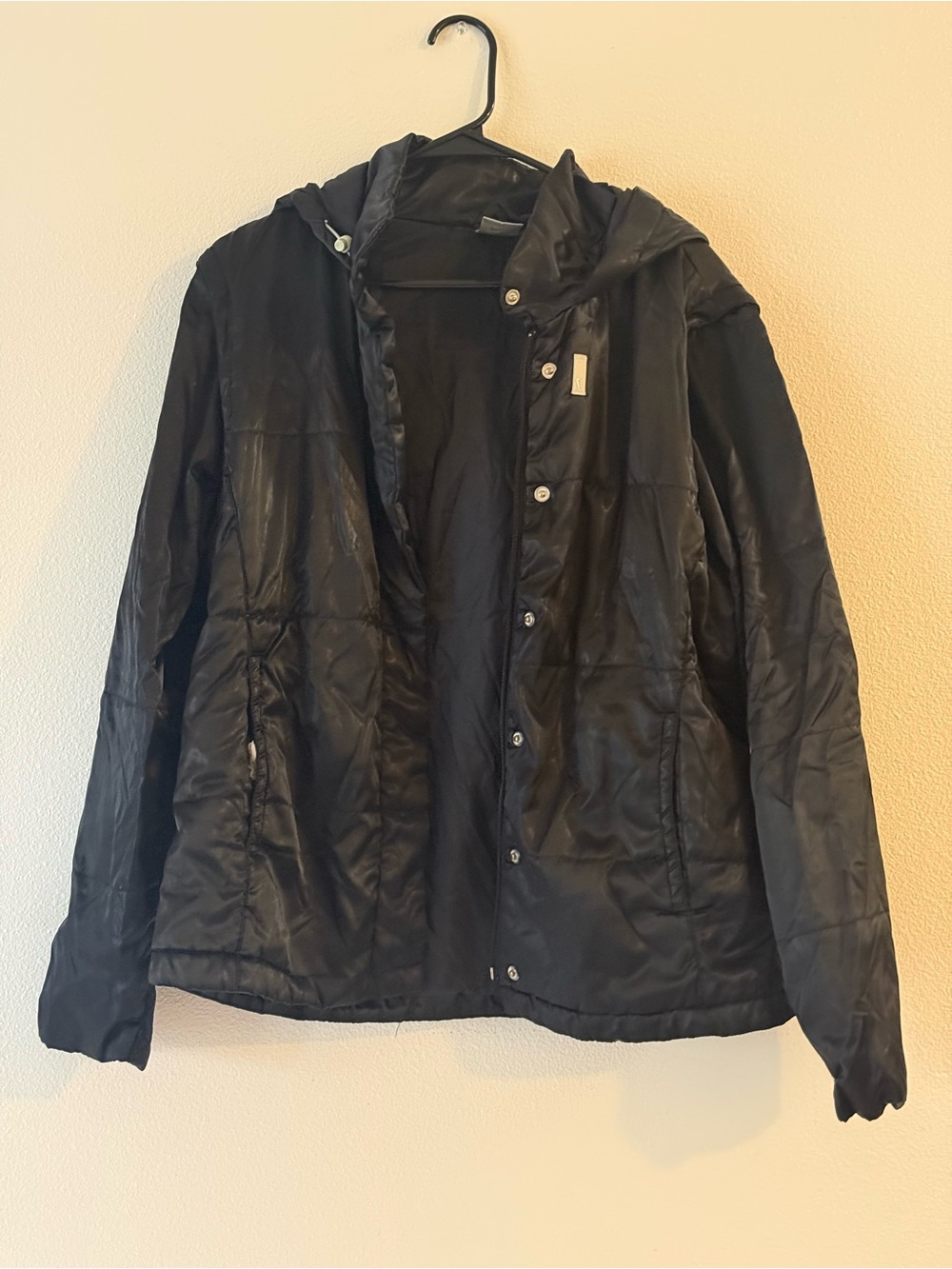 Nike Black Puffer Jacket with Hood